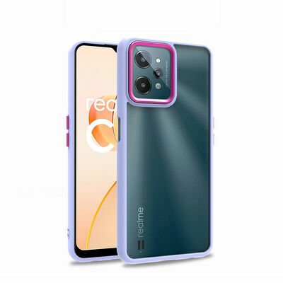 Realme C31 Kılıf Patinda Flora Kapak