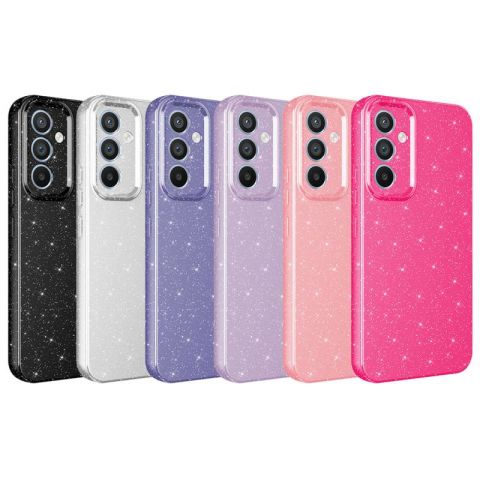 Galaxy A34 Kılıf Kamera Korumalı Simli Lüks Patinda Koton Kapak