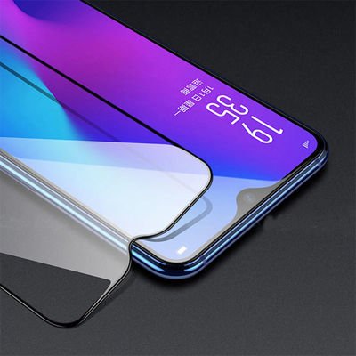 Galaxy A01 Patinda Kenarları Kırılmaya Dayanıklı Cam Ekran Koruyucu