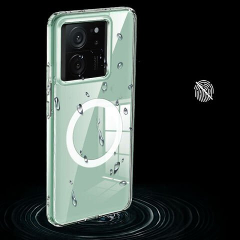 Xiaomi Mi 13T Pro Kılıf Sert PC Arka Yüzey Wireless Şarj Özellikli Patinda Flet Magsafe Kapak