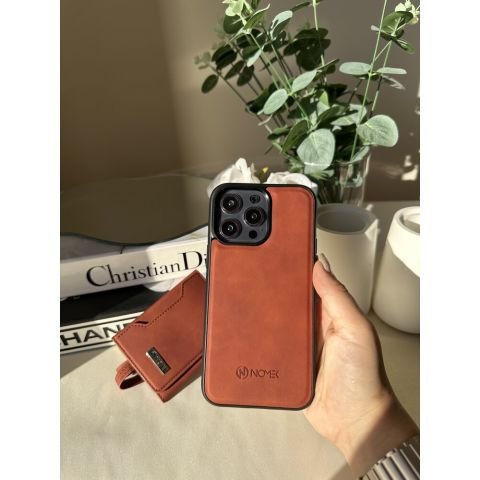 iPhone Cüzdanlı Deri Kılıf