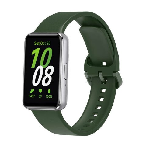 Galaxy Fit 3 Silikon Kordon Patinda KRD-110 Strap Kayış