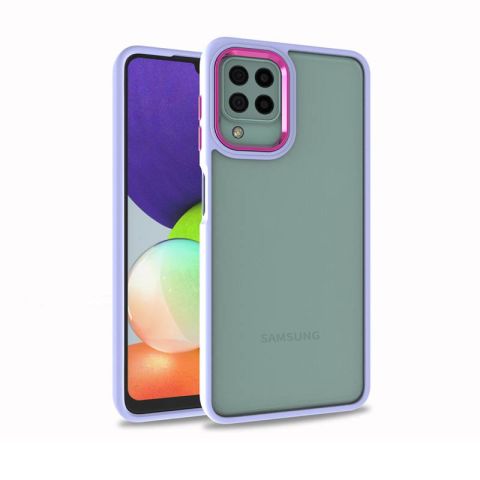 Galaxy M22 Kılıf Patinda Flora Kapak