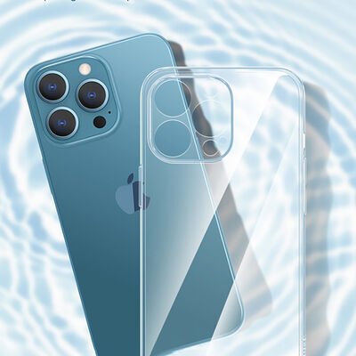 Apple iPhone 14 Pro Max Kılıf Şeffaf Sert PC Patinda Vayt Kapak