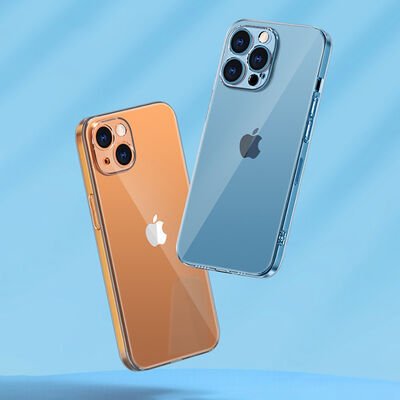 Apple iPhone 14 Pro Max Kılıf Şeffaf Sert PC Patinda Vayt Kapak