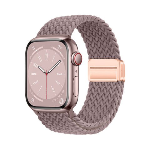 Apple Watch 40mm Patinda KRD-134 Örgü Tasarımlı Hasır Kordon Strap Kayış