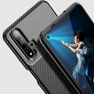 Huawei Honor 20 Kılıf Patinda Negro Silikon Kapak