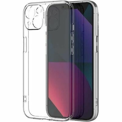 Apple iPhone 14 Plus Kılıf Şeffaf Sert PC Patinda Vayt Kapak