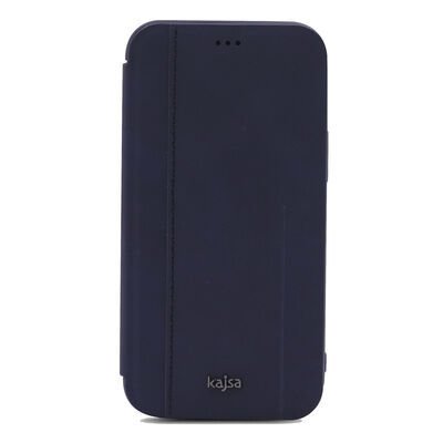Apple iPhone 12 Pro Kılıf Kajsa Dale Serisi Parallel PU Folio Kapaklı Kılıf