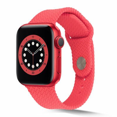 Apple Watch 42mm KRD-37 Silikon Kordon Beyaz