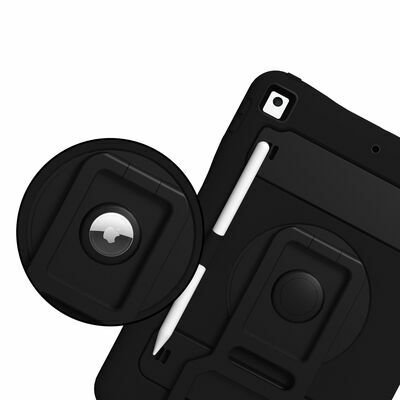 Apple iPad 10.2 2021 (9.Nesil) Patinda Yeni Nesil Kalem Bölmeli Defender Tablet Silikon