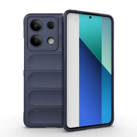 Xiaomi Redmi Note 13 4G Kılıf Esnek TPU Oyuklu Arka Yüzey Tasarımlı Patinda Etnik Silikon Kapak