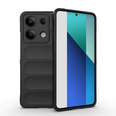 Xiaomi Redmi Note 13 4G Kılıf Esnek TPU Oyuklu Arka Yüzey Tasarımlı Patinda Etnik Silikon Kapak