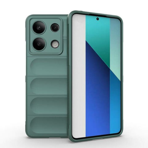 Xiaomi Redmi Note 13 4G Kılıf Esnek TPU Oyuklu Arka Yüzey Tasarımlı Patinda Etnik Silikon Kapak