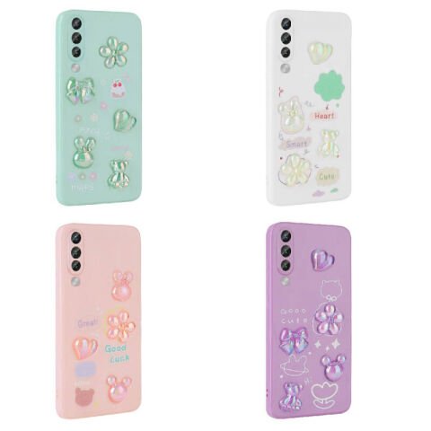 Galaxy A70 Kılıf Kabartma Figürlü Parlak Patinda Toys Silikon Kapak