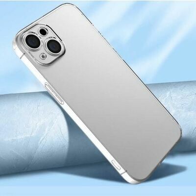 Apple iPhone 14 Kılıf Şeffaf Sert PC Patinda Vayt Kapak