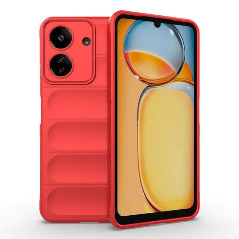 Xiaomi Poco C65 Kılıf Esnek TPU Oyuklu Arka Yüzey Tasarımlı Patinda Etnik Silikon Kapak