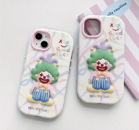 Apple İphone Kabartmalı Happy Kılıf