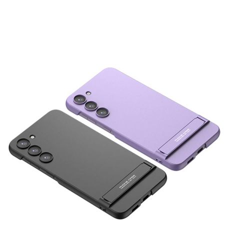 Galaxy S23 Kılıf Patinda Kamera Korumalı Dikey Standlı Ays Kapak