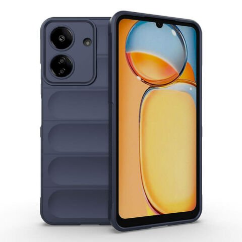 Xiaomi Redmi 13C Kılıf Esnek TPU Oyuklu Arka Yüzey Tasarımlı Patinda Etnik Silikon Kapak