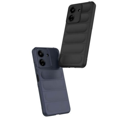 Xiaomi Redmi 13C Kılıf Esnek TPU Oyuklu Arka Yüzey Tasarımlı Patinda Etnik Silikon Kapak
