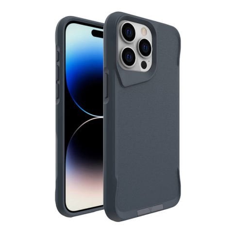 Apple iPhone 15 Pro Max Kılıf Patinda Airbag Kenarlı T-Max Mat Standlı Kapak