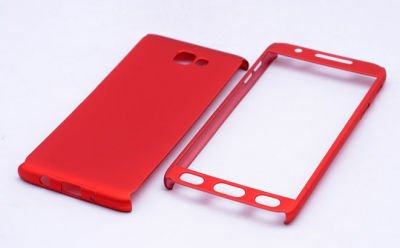 Galaxy A7 2016 Kılıf Patinda 360 3 Parçalı Rubber Kapak