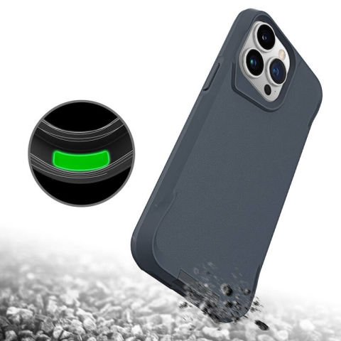 Apple iPhone 15 Pro Max Kılıf Patinda Airbag Kenarlı T-Max Mat Standlı Kapak