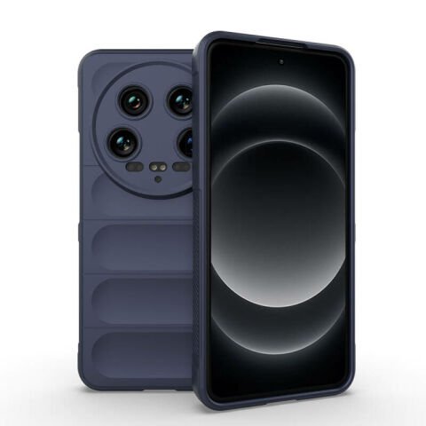 Xiaomi Mi 14 Ultra Kılıf Esnek TPU Oyuklu Arka Yüzey Tasarımlı Patinda Etnik Silikon Kapak