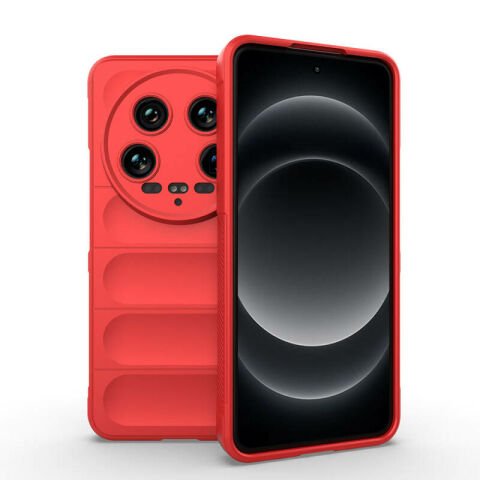 Xiaomi Mi 14 Ultra Kılıf Esnek TPU Oyuklu Arka Yüzey Tasarımlı Patinda Etnik Silikon Kapak