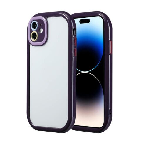 Apple iPhone 11 Kılıf Kamera Korumalı Renkli Kenar ve Çerçeve Tasarımlı Patinda Vitamin Kapak