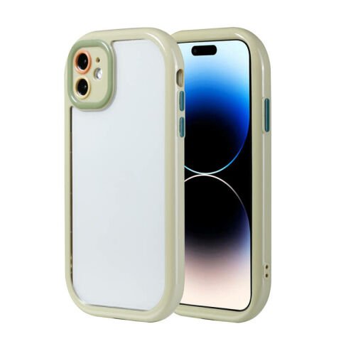 Apple iPhone 11 Kılıf Kamera Korumalı Renkli Kenar ve Çerçeve Tasarımlı Patinda Vitamin Kapak