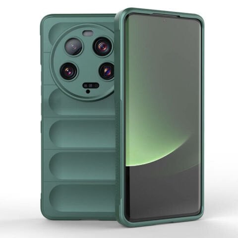 Xiaomi Mi 13 Ultra Kılıf Esnek TPU Oyuklu Arka Yüzey Tasarımlı Patinda Etnik Silikon Kapak