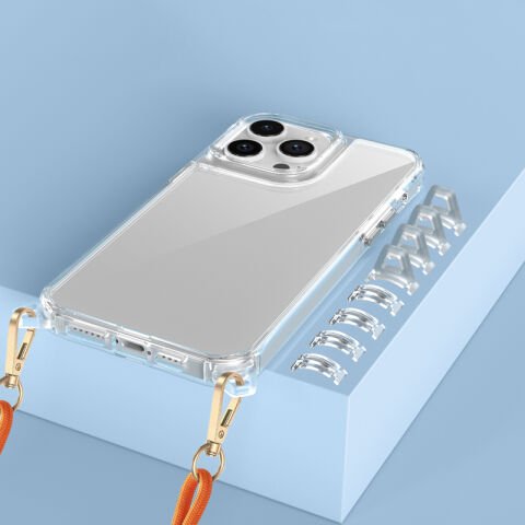 Apple iPhone 14 Pro Kılıf Airbagli Takılabilir Askı Aparatlı Patinda Snap Silikon Kapak