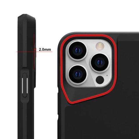 Apple iPhone 15 Pro Kılıf Patinda Airbag Kenarlı T-Max Mat Standlı Kapak