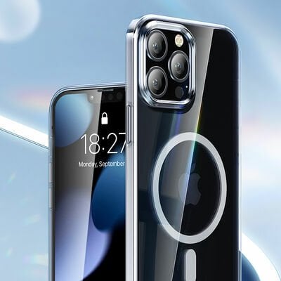 Apple iPhone 13 Kılıf Benks Crystal Series With Magnetic Clear Kapak
