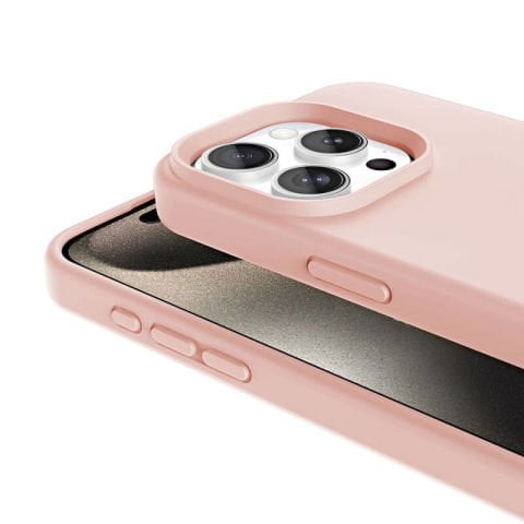 Apple iPhone 15 Pro Max Kılıf Magsafe Şarj Özellikli Sıvı Teknolojili Silinebilir Sert Patinda Kivi Kapak