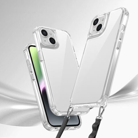 Apple iPhone 13 Kılıf Airbagli Takılabilir Askı Aparatlı Patinda Snap Silikon Kapak