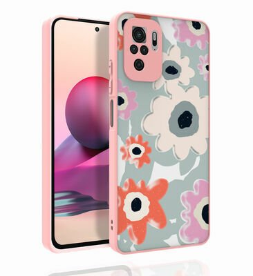 Xiaomi Poco M5S Kılıf Desenli Kamera Korumalı Parlak Patinda Nora Kapak