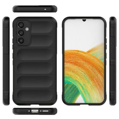 Galaxy A34 Kılıf Esnek TPU Oyuklu Arka Yüzey Tasarımlı Patinda Etnik Silikon Kapak