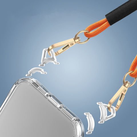 Apple iPhone 11 Kılıf Airbagli Takılabilir Askı Aparatlı Patinda Snap Silikon Kapak