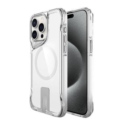 Apple iPhone 15 Pro Max Kılıf Magsafe Şarj Özellikli Patinda T-Max Standlı Kapak