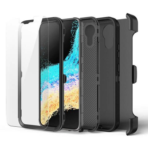 Galaxy XCover7 Pro Kılıf Patinda Double Clip Kapak