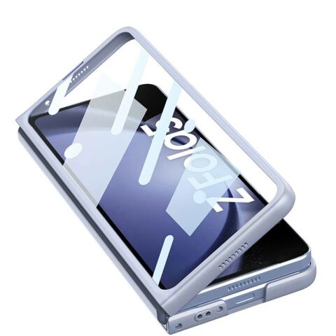 Galaxy Z Fold 5 Kılıf Kamera Korumalı Patinda Kıpta Sürgülü Kapak