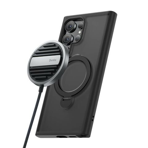 Galaxy S24 Ultra Kılıf Magsafe Şarj Özellikli Standlı Mist Protective Kapak