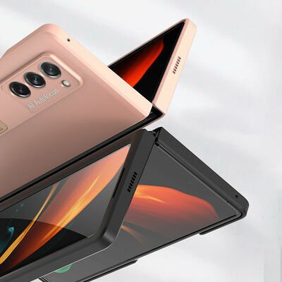 Galaxy Z Fold 2 Kılıf Patinda Z-Stand Kılıf