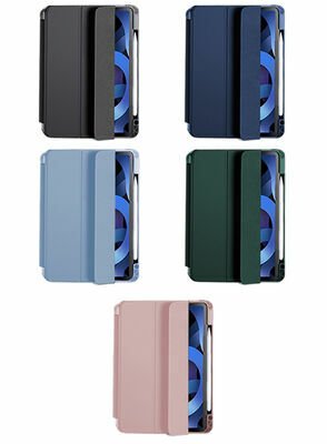 Apple iPad Pro 11 2021 (3.Nesil) Kılıf Patinda Nort Arkası Şeffaf Standlı Kılıf
