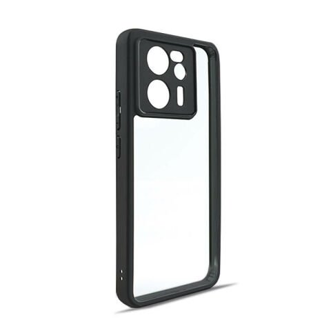 Xiaomi Mi 13T Pro Kılıf Kamera Korumalı Şeffaf Arka Yüzey Patinda New Roll Kapak
