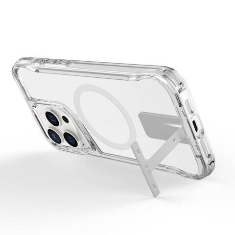 Apple iPhone 15 Pro Kılıf Magsafe Şarj Özellikli Patinda T-Max Standlı Kapak