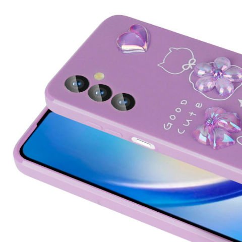 Galaxy A23 4G Kılıf Kabartma Figürlü Parlak Patinda Toys Silikon Kapak